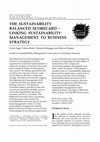 The Sustainability Balanced Scorecard - linking sustainability management to business strategy Cover Page