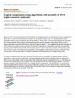 Research paper thumbnail of Logical computation using algorithmic self-assembly of DNA triple-crossover molecules (vol 407, pg 493, 2000)