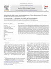 Research paper thumbnail of Biofouling in spiral wound membrane systems: Three-dimensional CFD model based evaluation of experimental data