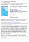 The Nigerian press and environmental information for sustainable development The Nigerian press and environmental information for sustainable development Cover Page