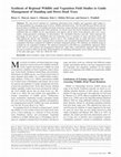 Synthesis of regional wildlife and vegetation field studies to guide management of standing and down dead trees Cover Page