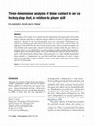 Research paper thumbnail of MUSCLE ACTIVATION PATTERNS DURING AN ICE HOCKEY SLAP SHOT