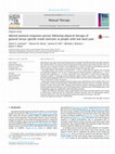 Research paper thumbnail of Altered postural responses persist following physical therapy of general versus specific trunk exercises in people with low back pain