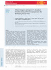 Ethanol triggers sphingosine 1-phosphate elevation along with neuroapoptosis in the developing mouse brain Cover Page