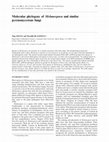 Molecular phylogeny of Melanospora and similar pyrenomycetous fungi Cover Page