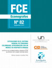 Research paper thumbnail of COTIZACIONES EN EL SISTEMA GENERAL DE PENSIONES COLOMBIANO: APROXIMACIÓN CON UN MODELO DE RESPUESTA BINARIA / QUOTES IN THE COLOMBIAN GENERAL PENSIONS SYSTEM: AN APPROACH WITH A BINARY RESPONSE MODEL