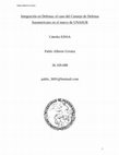 Research paper thumbnail of Integración en Defensa: el caso del Consejo de Defensa Suramericano en el marco de UNASUR