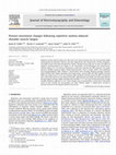 Research paper thumbnail of Posture-movement changes following repetitive motion-induced shoulder muscle fatigue