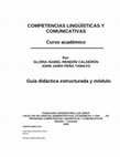 Competencias Linguisticas y Comnicativas Rendon y Pena 2008 Cover Page