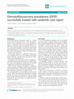 Dermatofibrosarcoma protuberans (DFSP) successfully treated with sorafenib: case report Cover Page