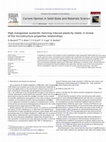 High manganese austenitic twinning induced plasticity steels: A review of the microstructure properties relationships Cover Page