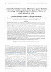 Antimicrobial activity of ozone. Effectiveness against the main wine spoilage microorganisms and evaluation of impact on simple phenols in wine Cover Page