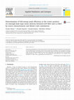 Research paper thumbnail of Determination of full-energy peak efficiency at the center position of a through-hole-type clover detector between 0.05 MeV and 3.2 MeV by source measurements and Monte Carlo simulations