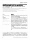 Marghalani TY, Hamed MT, Awad MA, Naguib GH and Elragi AF (2012): Three-dimensional finite element analysis of custom-made ceramic dowel made using CAD-CAM technology. J Prosthodont 21: 440-450 Cover Page