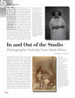 Research paper thumbnail of In and Out of the Studio: Photographic Portraits from West Africa (available in French and in English)