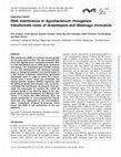 Research paper thumbnail of RNA interference in Agrobacterium rhizogenes-transformed roots of Arabidopsis and Medicago truncatula