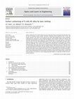 Research paper thumbnail of Surface carburizing of Ti–6Al–4V alloy by laser melting