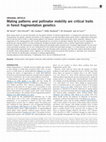 Mating patterns and pollinator mobility are critical traits in forest fragmentation genetics Cover Page