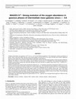 Research paper thumbnail of IMAGES IV: strong evolution of the oxygen abundance in gaseous phases of intermediate mass galaxies from z ~ 0.8