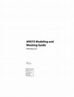 ANSYS Modeling and Meshing Guide Cover Page