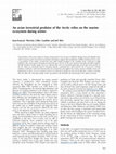 Research paper thumbnail of avian terrestrial predator of the Arctic relies on the marine ecosystem during winter [2011]