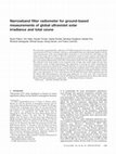 Research paper thumbnail of Narrowband filter radiometer for ground-based measurements of global ultraviolet solar irradiance and total ozone