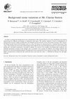 Research paper thumbnail of Background ozone variations at Mt. Cimone Station