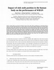 Impact of sink node position in the human body on the performance of WBAN Cover Page