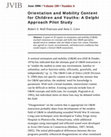 Research paper thumbnail of Orientation and Mobility Content for Children and Youths: A Delphi Approach Pilot Study