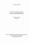 THE BATTLE FOR INDEPENDENCE: A CATALAN OR SPANISH PROBLEM? Submitted in partial fulfilment of the requirements for degree of Erasmus Mundus Masters in Journalism, Media and Globalization: Financial and Business Journalism 2 Acknowledgements Cover Page