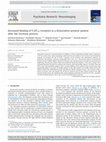 Research paper thumbnail of Increased binding of 5-HT1A receptors in a dissociative amnesic patient after the recovery process