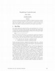 Research paper thumbnail of Simplifying Counterfactuals