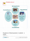 Prevalence of blood parasites in seabirds - a review Cover Page