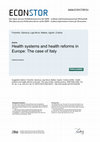 Health systems and health reforms in Europe: The case of Italy Cover Page