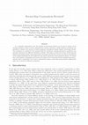 Research paper thumbnail of RETURN-MAP CRYPTANALYSIS REVISITED