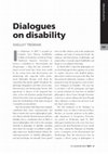 Research paper thumbnail of Dialogues on Disability