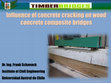 Research paper thumbnail of Influence of concrete cracking on wood concrete composite bridges