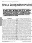 Effects of Chemical and Enzymatic Modification on Dough Rheology and Biscuit Characteristics Cover Page