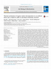 Thermal acclimation of organic matter decomposition in an artificial forest soil is related to shifts in microbial community structure Cover Page