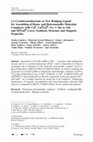 1,1-Cyclohexanediacetate as New Bridging Ligand for Assembling of Homo- and Heterometallic Molecular Complexes with Cu 3 II , Cu 2 II Ln 2 III (Ln = Sm or Gd) and Ni 2 II Gd 2 III Cores: Synthesis, Structure and Magnetic Properties Cover Page