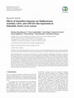 Research paper thumbnail of Effects of Nanosilver Exposure on Cholinesterase Activities, CD41, and CDF/LIF-Like Expression in ZebraFish (Danio rerio) Larvae