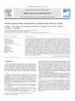 Research paper thumbnail of Toxicity of metal oxide nanoparticles in immune cells of the sea urchin