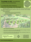 Research paper thumbnail of [programme] Témoignages historiques et archéologiques  des potagers et vergers dans les établissements ruraux du nord de la Gaule.