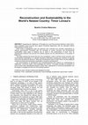 Research paper thumbnail of Reconstruction and Sustainability in the World's Newest Country: Timor Lorosa'e