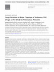 Research paper thumbnail of Large variation in brain exposure of reference CNS drugs - a PET study in non-human primates