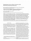 Research paper thumbnail of Radiopaque acrylic bone cements with bromine-containing monomer