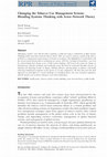 Research paper thumbnail of RPR Review of Policy Research Changing the Tobacco Use Management System: Blending Systems Thinking with Actor–Network Theoryr opr_ David Young Cancer Council Victoria