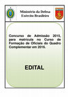 Ministério da Defesa Exército Brasileiro EDITAL Cover Page