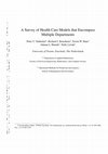 Research paper thumbnail of A survey of health care models that encompass multiple departments