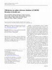 Research paper thumbnail of ORchestra: an online reference database of OR/MS literature in health care